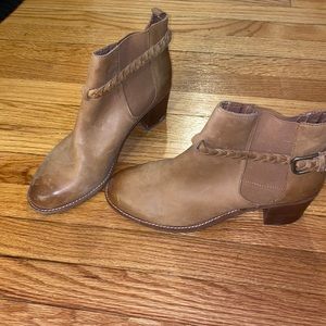 Brown sperry booties